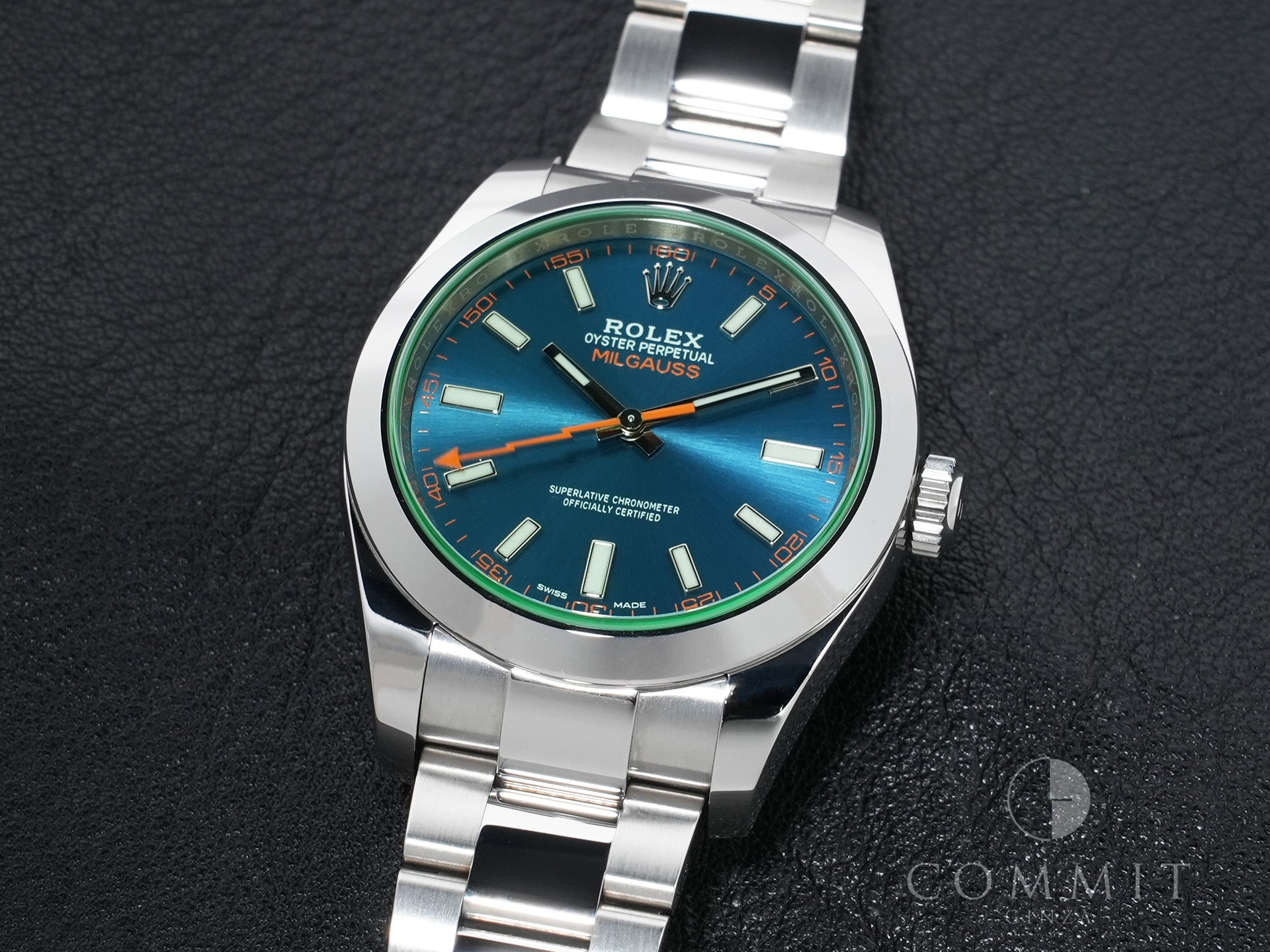 ロレックス ミルガウス Ref.116400GV ステンレススチール Zブルー文字盤 美中古 7ybr4dtu