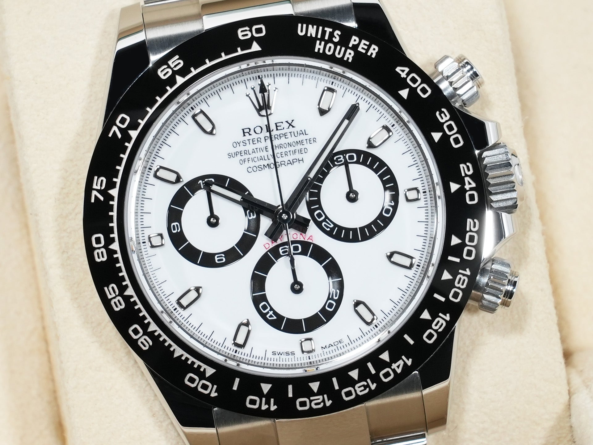 ロレックス デイトナ Ref.116500LN ステンレススチール ホワイト文字盤 美中古 yumcnthp