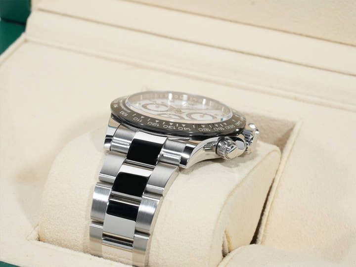 ロレックス デイトナ Ref.116500LN ステンレススチール ホワイト文字盤 美中古 yumcnthp