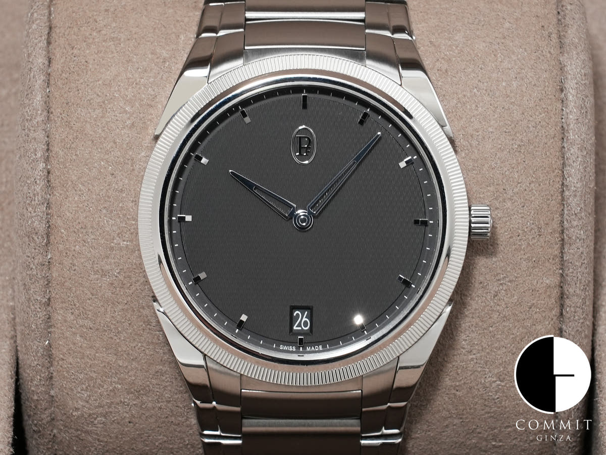 パルミジャーニフルリエ トンダ PF マイクロローター Ref.PFC914-1020001-100182 ステンレススチール グレー文字盤 中古 trj3jrkh