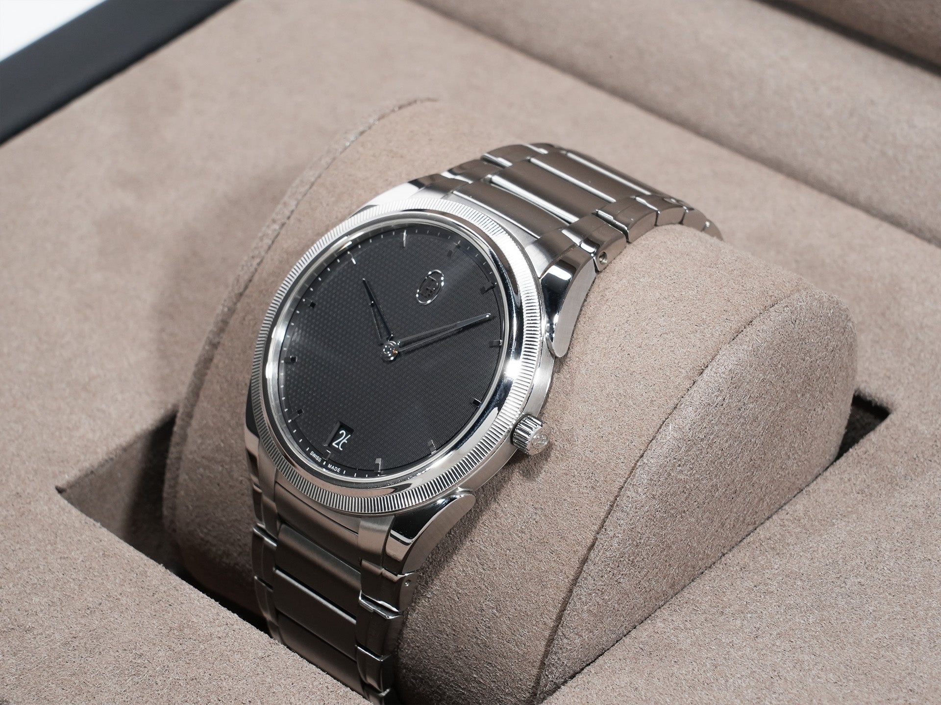 パルミジャーニフルリエ トンダ PF マイクロローター Ref.PFC914-1020001-100182 ステンレススチール グレー文字盤 中古 trj3jrkh