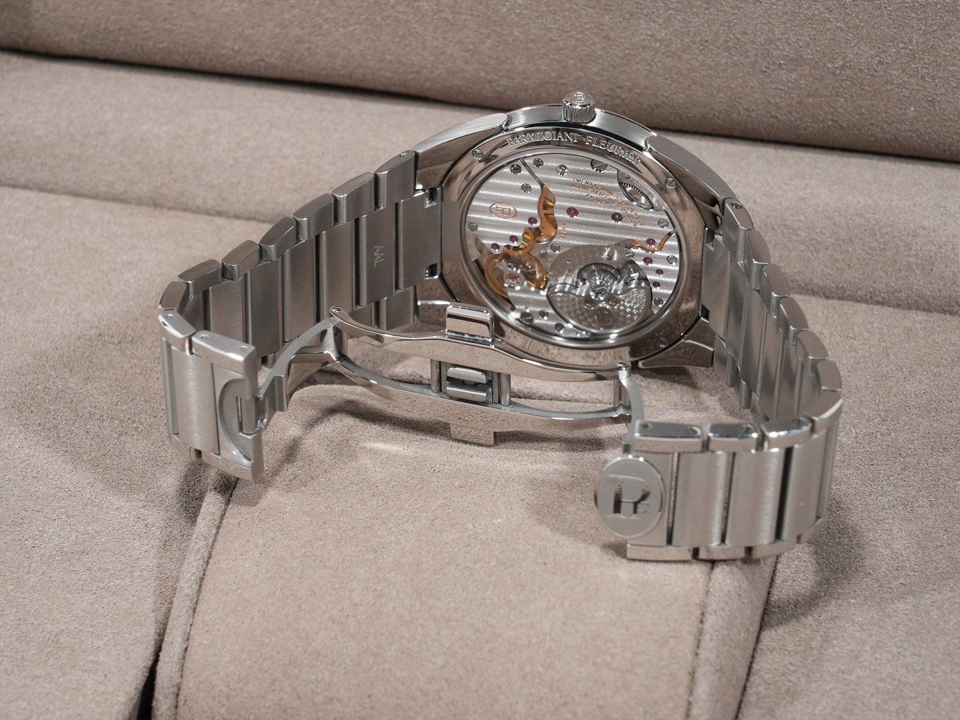 パルミジャーニフルリエ トンダ PF マイクロローター Ref.PFC914-1020001-100182 ステンレススチール グレー文字盤 中古 trj3jrkh