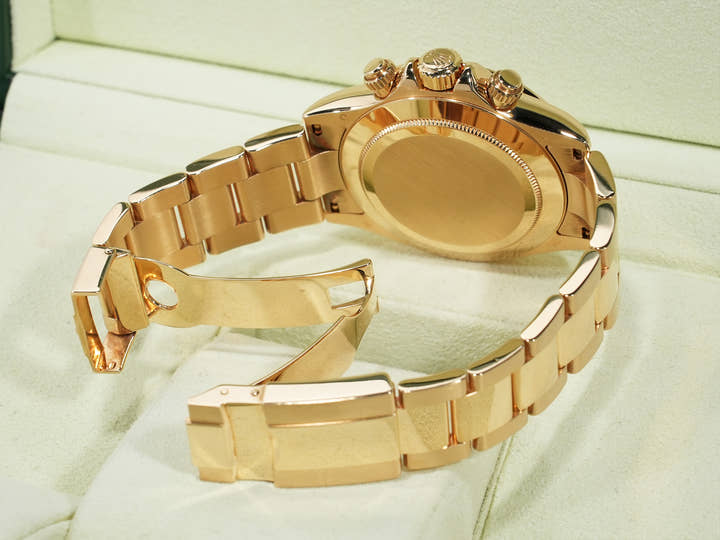 ロレックス デイトナ Ref.116528 イエローゴールド シャンパンxブラック文字盤 中古 87j9w3ei