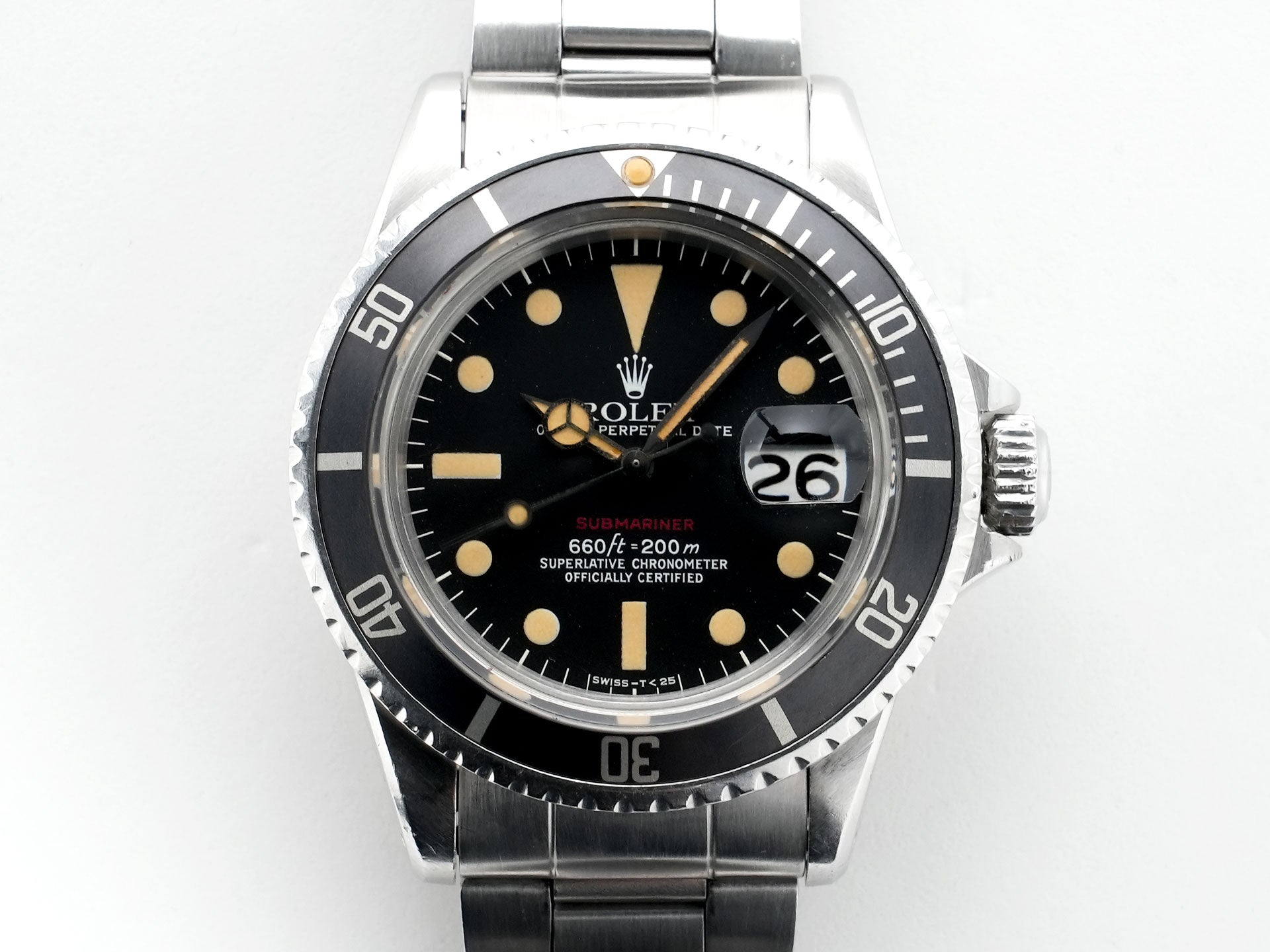 ロレックス サブマリーナー デイト Ref.1680 ステンレススチール ブラック文字盤 中古 5tp4hob9