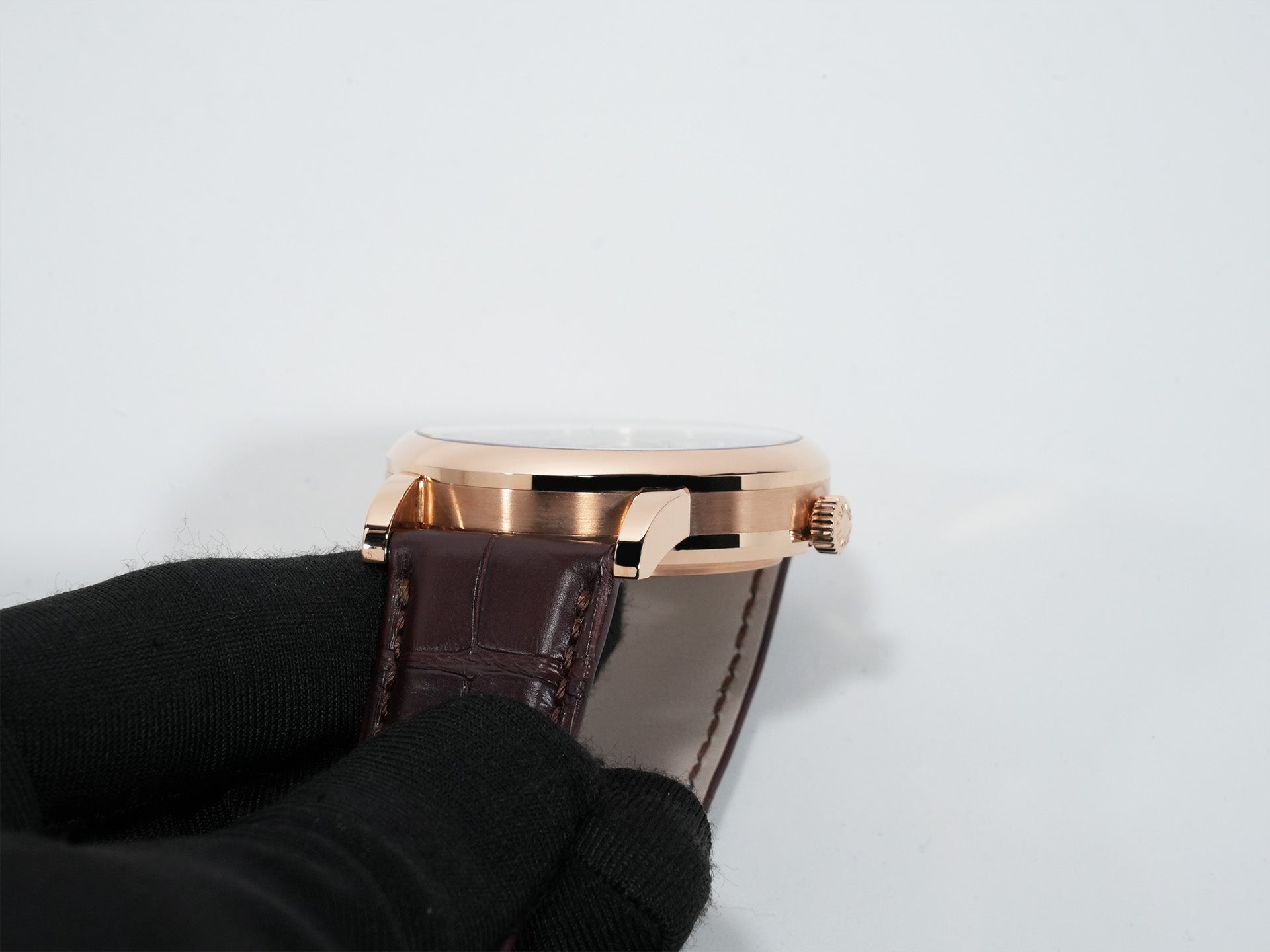 A.ランゲ＆ゾーネ ランゲ1 パーペチュアルカレンダー Ref.345.033E ピンクゴールド グレー文字盤 極美品 dnpy45sr