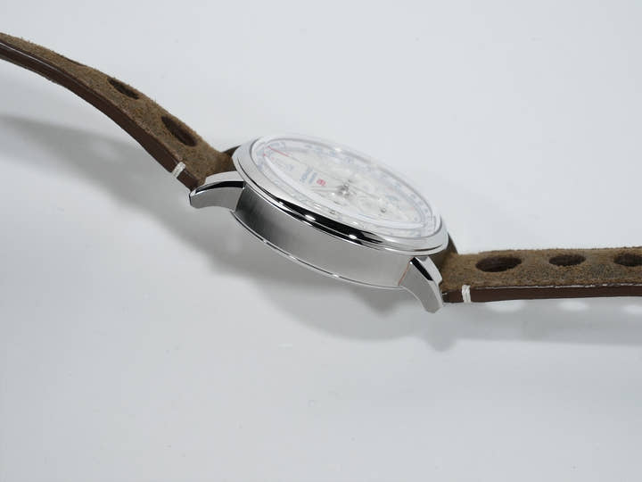 ショパール ミッレ ミリア クラシック クロノグラフ トリビュート トゥ サー・スターリング・モス Ref.168619-3012 ステンレススチール シルバー文字盤 極美品 t4usb4zp