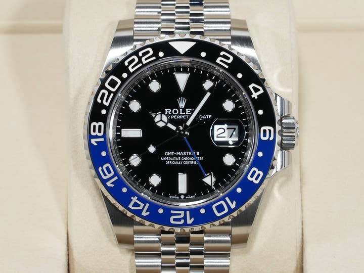 ロレックス GMTマスターII Ref.126710BLNR ステンレススチール ブラック文字盤 ジュビリーブレスレット 未使用 tdkaumqb