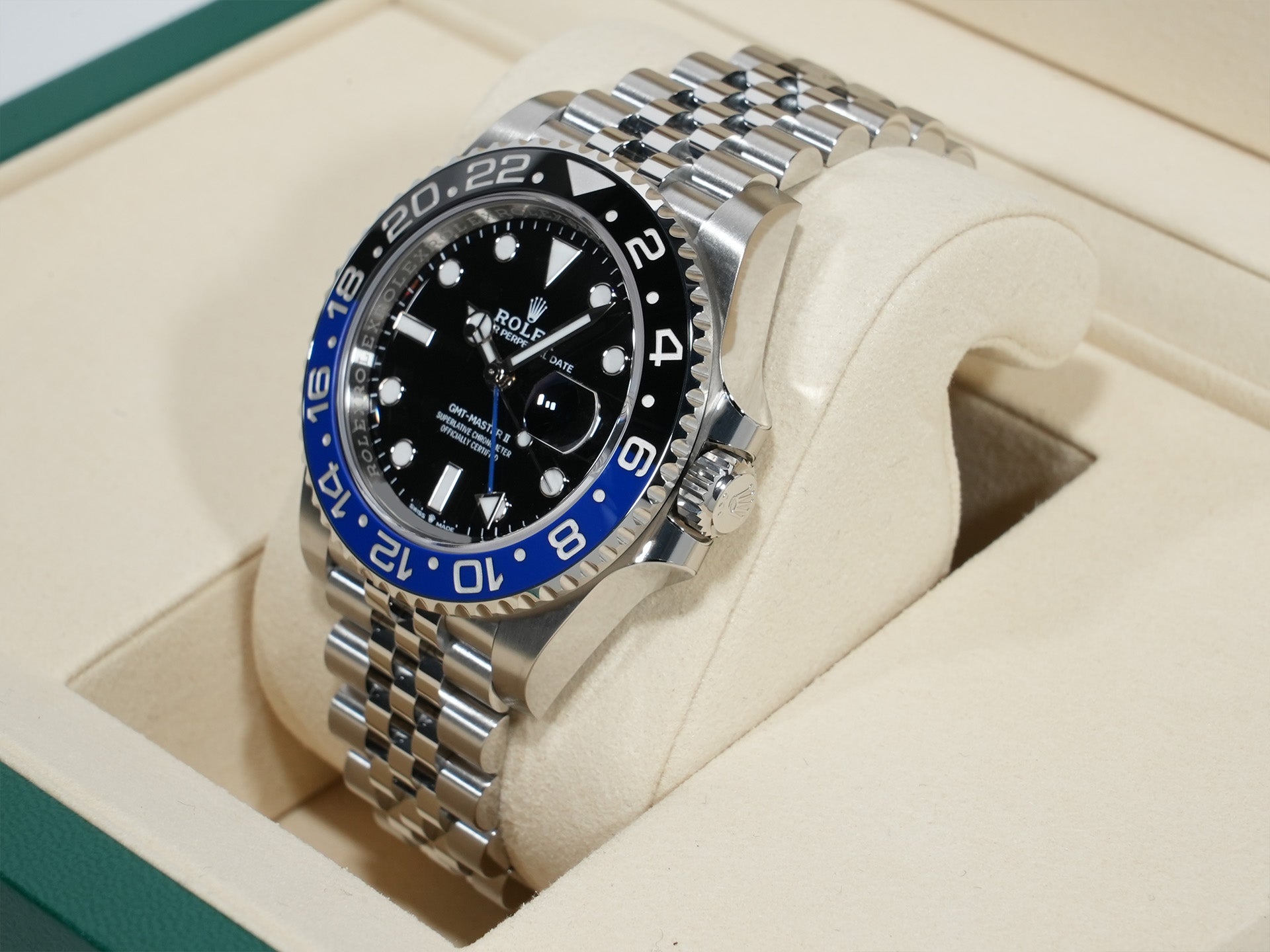 ロレックス GMTマスターII Ref.126710BLNR ステンレススチール ブラック文字盤 ジュビリーブレスレット 未使用 tdkaumqb