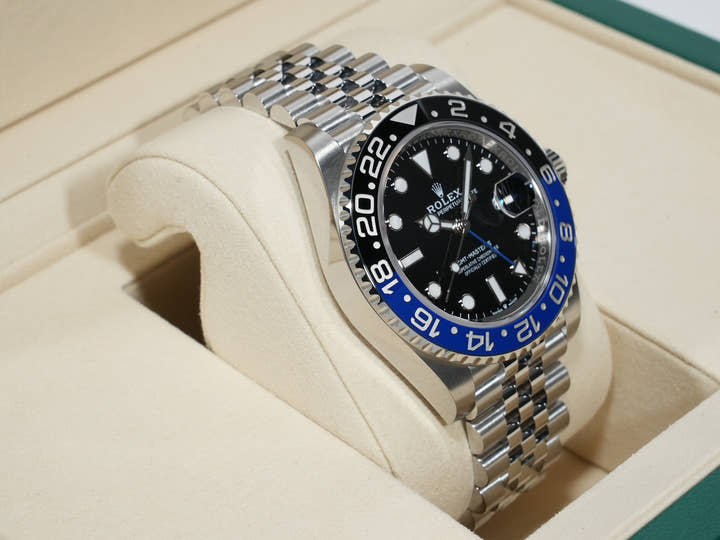 ロレックス GMTマスターII Ref.126710BLNR ステンレススチール ブラック文字盤 ジュビリーブレスレット 未使用 tdkaumqb