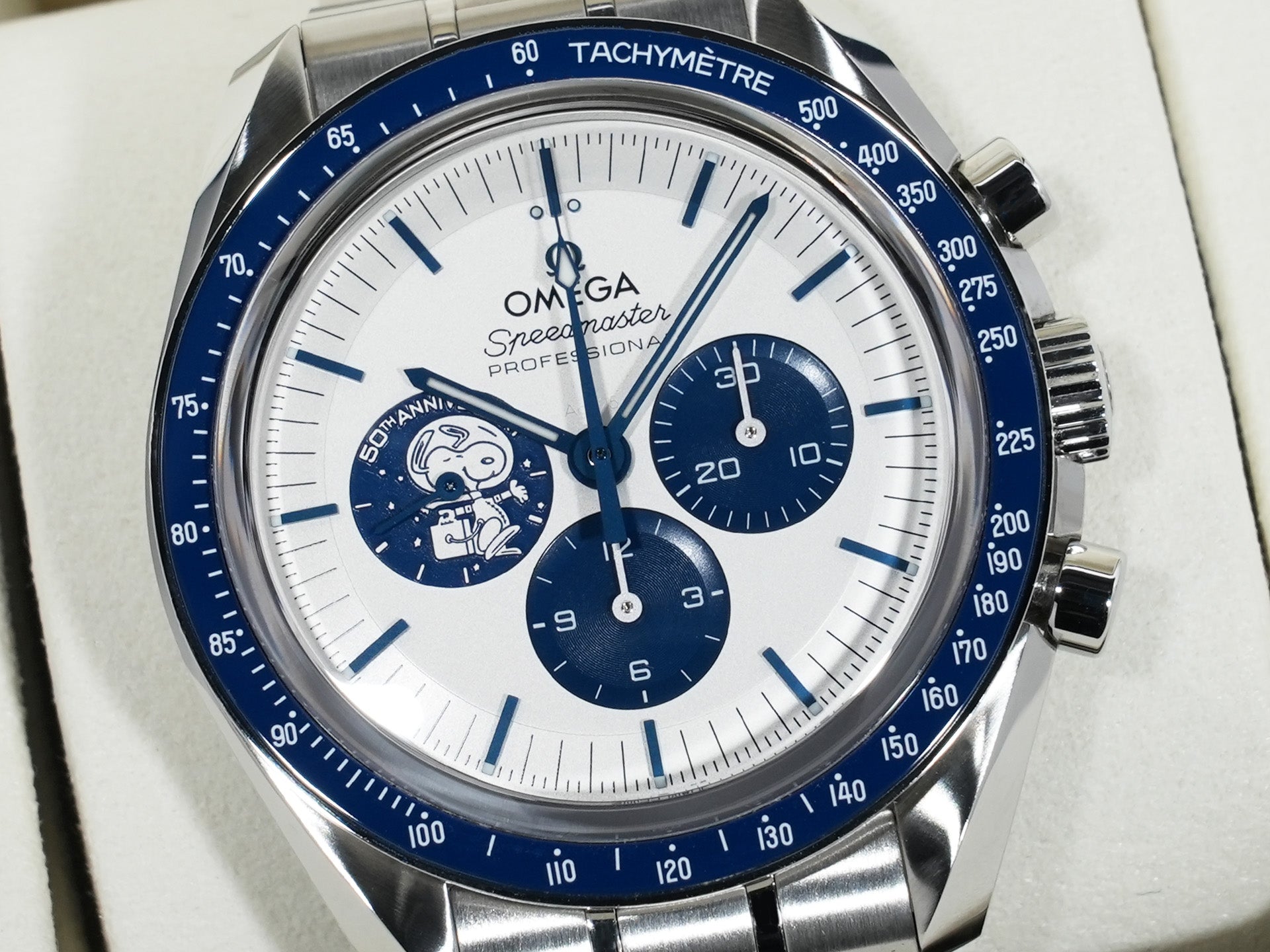 オメガ スピードマスター 記念モデル コーアクシャル マスター クロノメーター クロノグラフ 42MM Ref.310.32.42.50.02.001 ステンレススチール シルバー文字盤 美品 y3e5ri9v