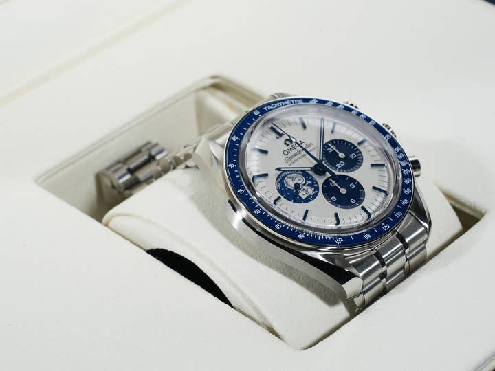 オメガ スピードマスター 記念モデル コーアクシャル マスター クロノメーター クロノグラフ 42MM Ref.310.32.42.50.02.001 ステンレススチール シルバー文字盤 美品 y3e5ri9v