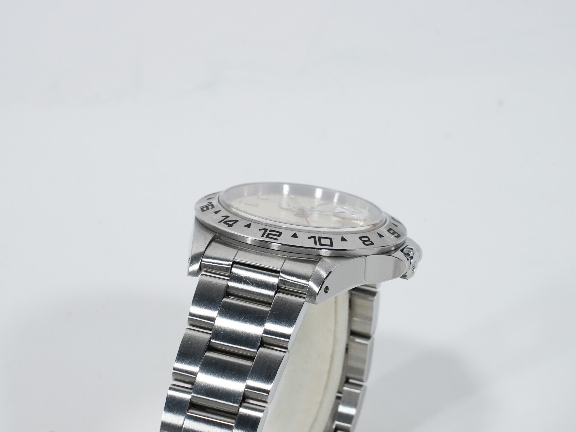 ロレックス エクスプローラーII Ref.16550 ステンレススチール アイボリー文字盤 オイスターブレスレット 中古 8br2kbvp