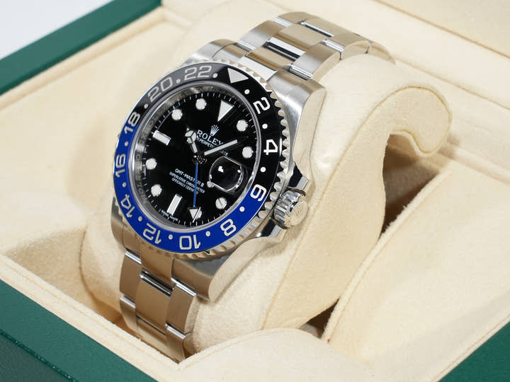 ロレックス GMTマスターII Ref.116710BLNR ステンレススチール ブラック文字盤 オイスターブレスレット 美中古 5r6p8cqh