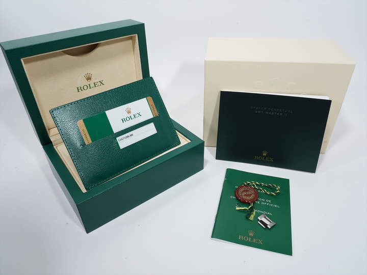 ロレックス GMTマスターII Ref.116710BLNR ステンレススチール ブラック文字盤 オイスターブレスレット 美中古 5r6p8cqh