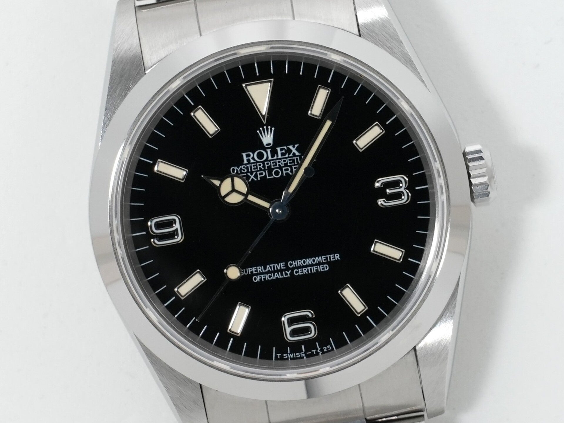 ロレックス エクスプローラーI Ref.14270 ステンレススチール ブラック文字盤 オイスターブレスレット 中古 pphkaqn5