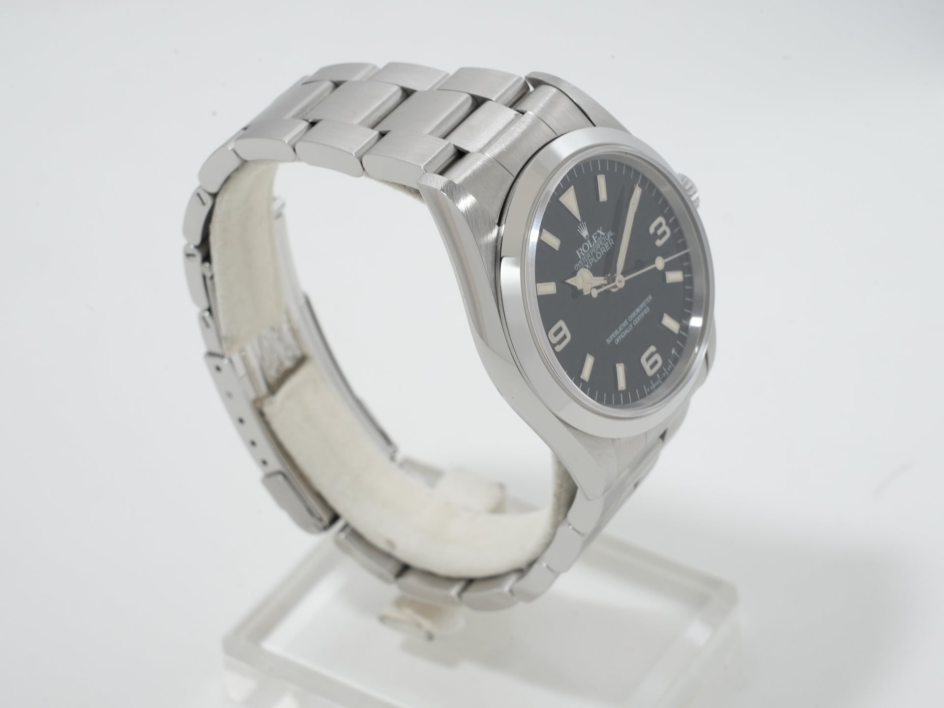 ロレックス エクスプローラーI Ref.14270 ステンレススチール ブラック文字盤 オイスターブレスレット 中古 pphkaqn5