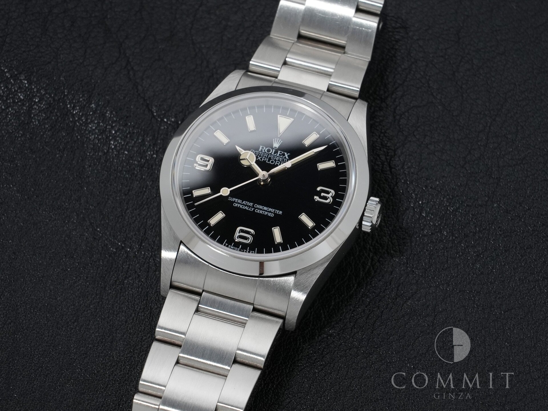 ロレックス エクスプローラーI Ref.14270 ステンレススチール ブラック文字盤 オイスターブレスレット 中古 pphkaqn5