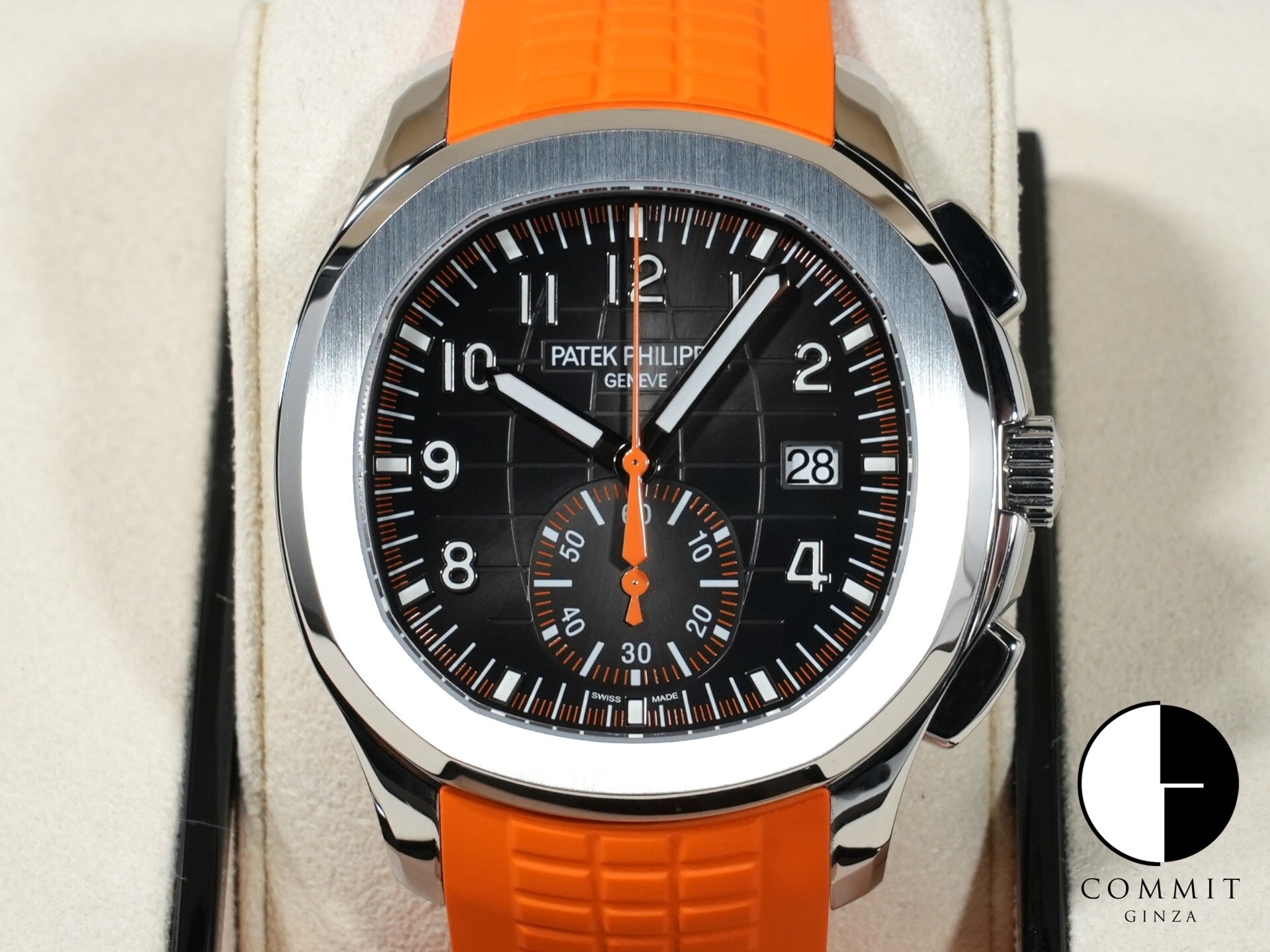 パテックフィリップ アクアノート クロノグラフ Ref.5968A-001 ステンレススチール ブラック文字盤 美中古 t9ebqwuk