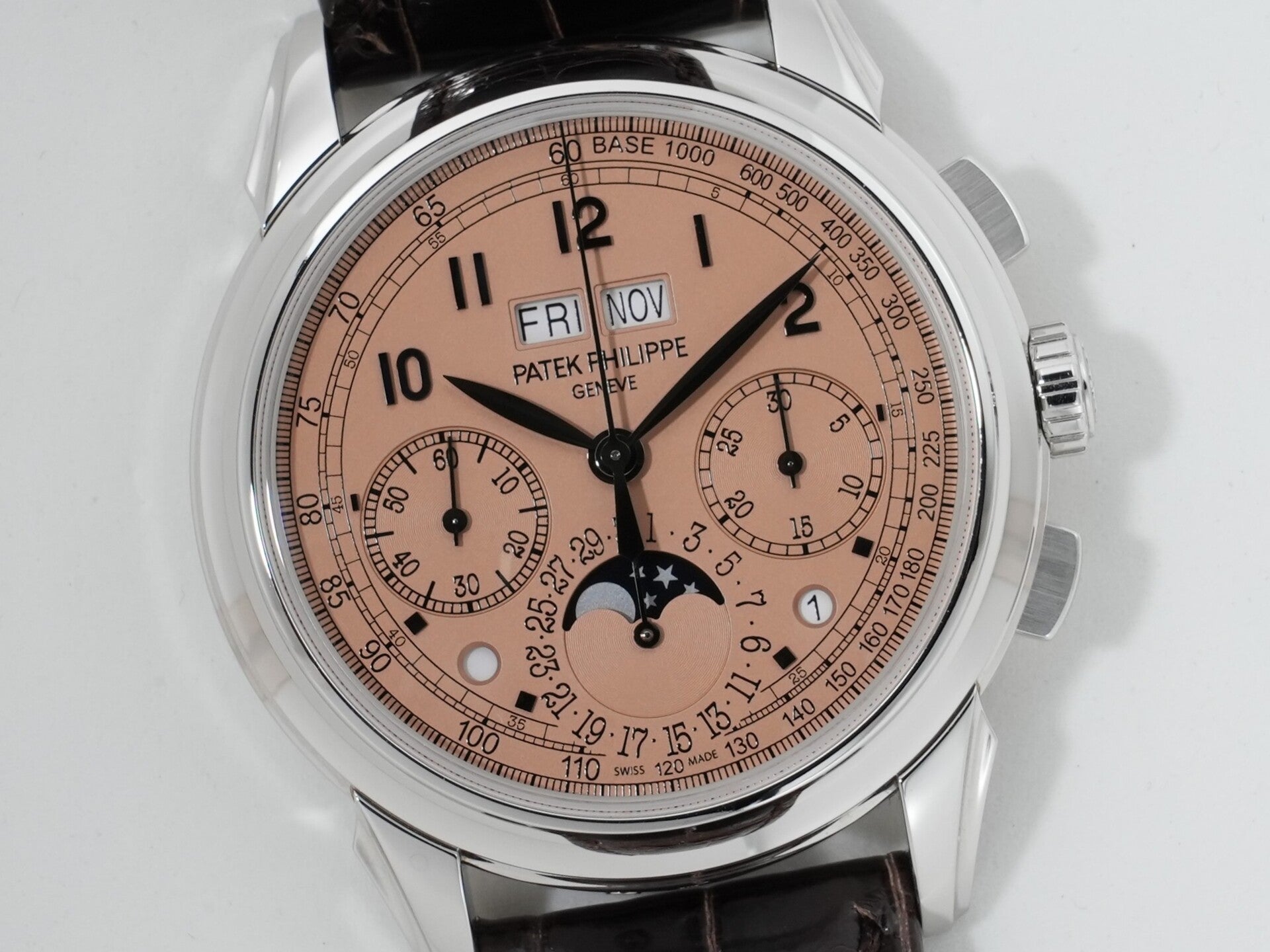 パテックフィリップ パーペチュアルカレンダー クロノグラフ Ref.5270P-001 プラチナ ゴールデンオパーリン文字盤 美中古 69igzf4f