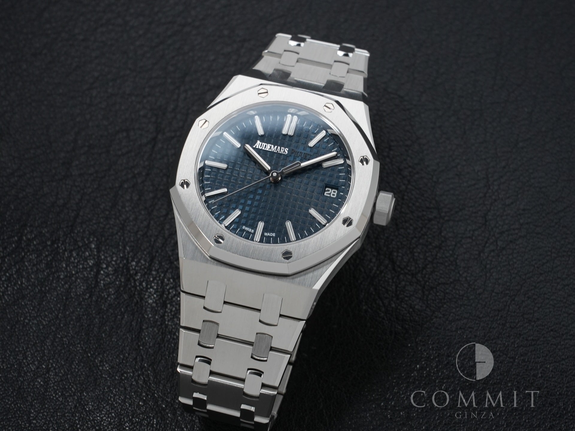 オーデマピゲ ロイヤルオーク Ref.15550ST.OO.1356ST.06 ステンレススチール ナイトブルー文字盤 美品 rvycczv9