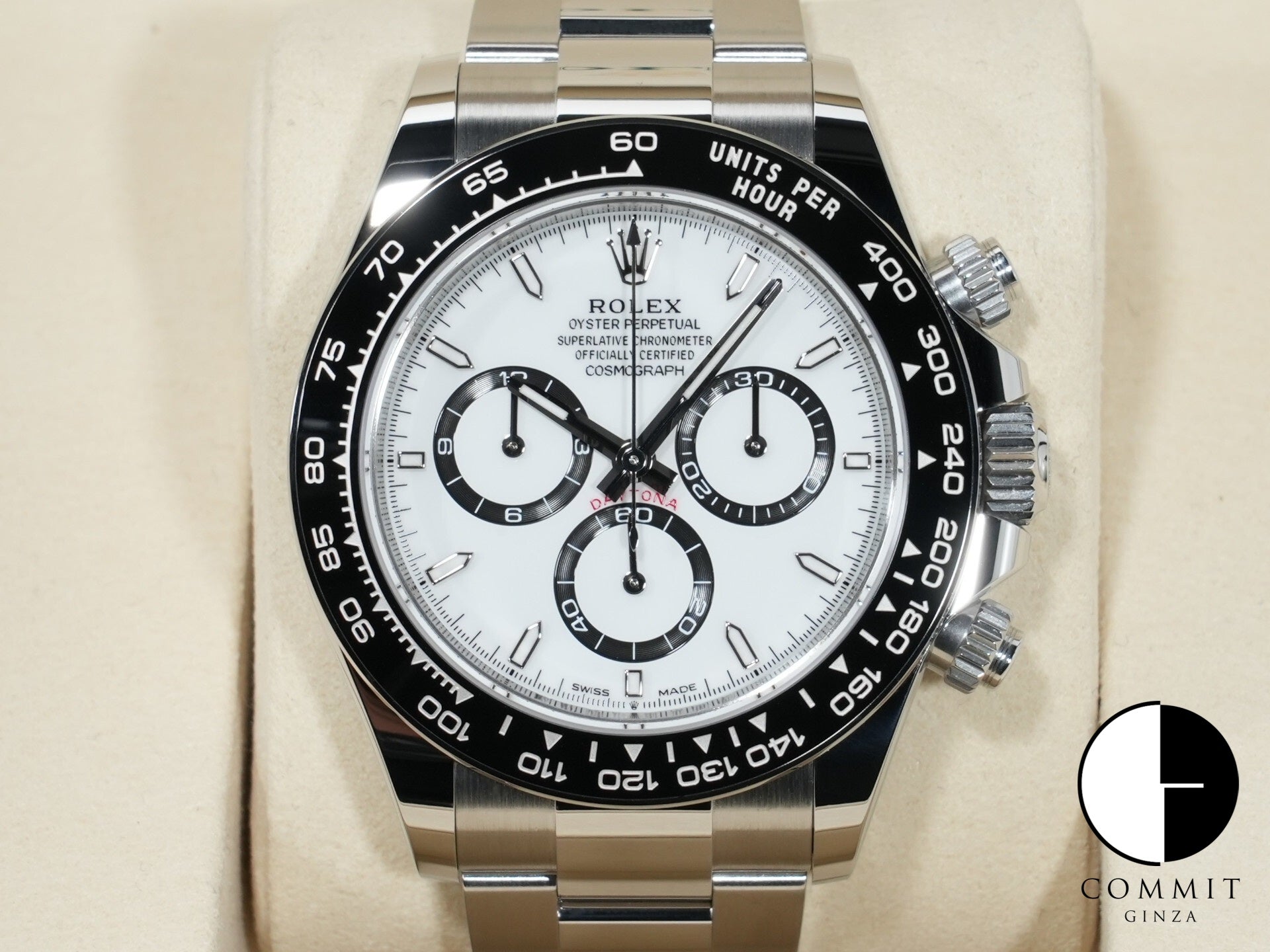 ロレックス デイトナ Ref.126500LN ステンレススチール ホワイト文字盤 未使用 y9p9st54