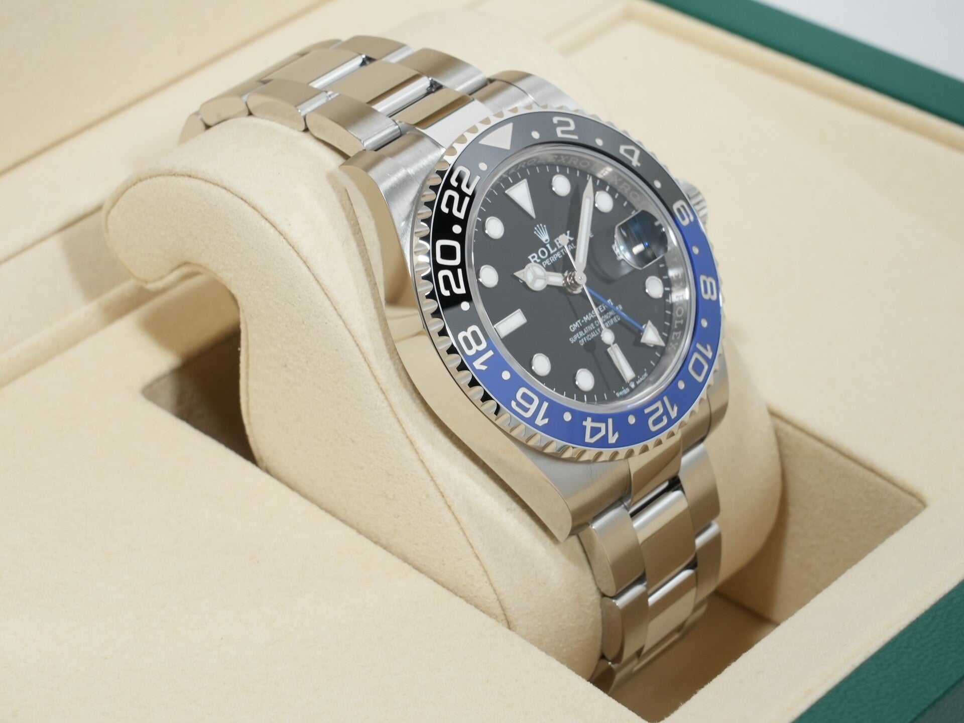 ロレックス GMTマスターII Ref.126710BLNR ステンレススチール ブラック文字盤 オイスターブレスレット 未使用 vha9tg7f