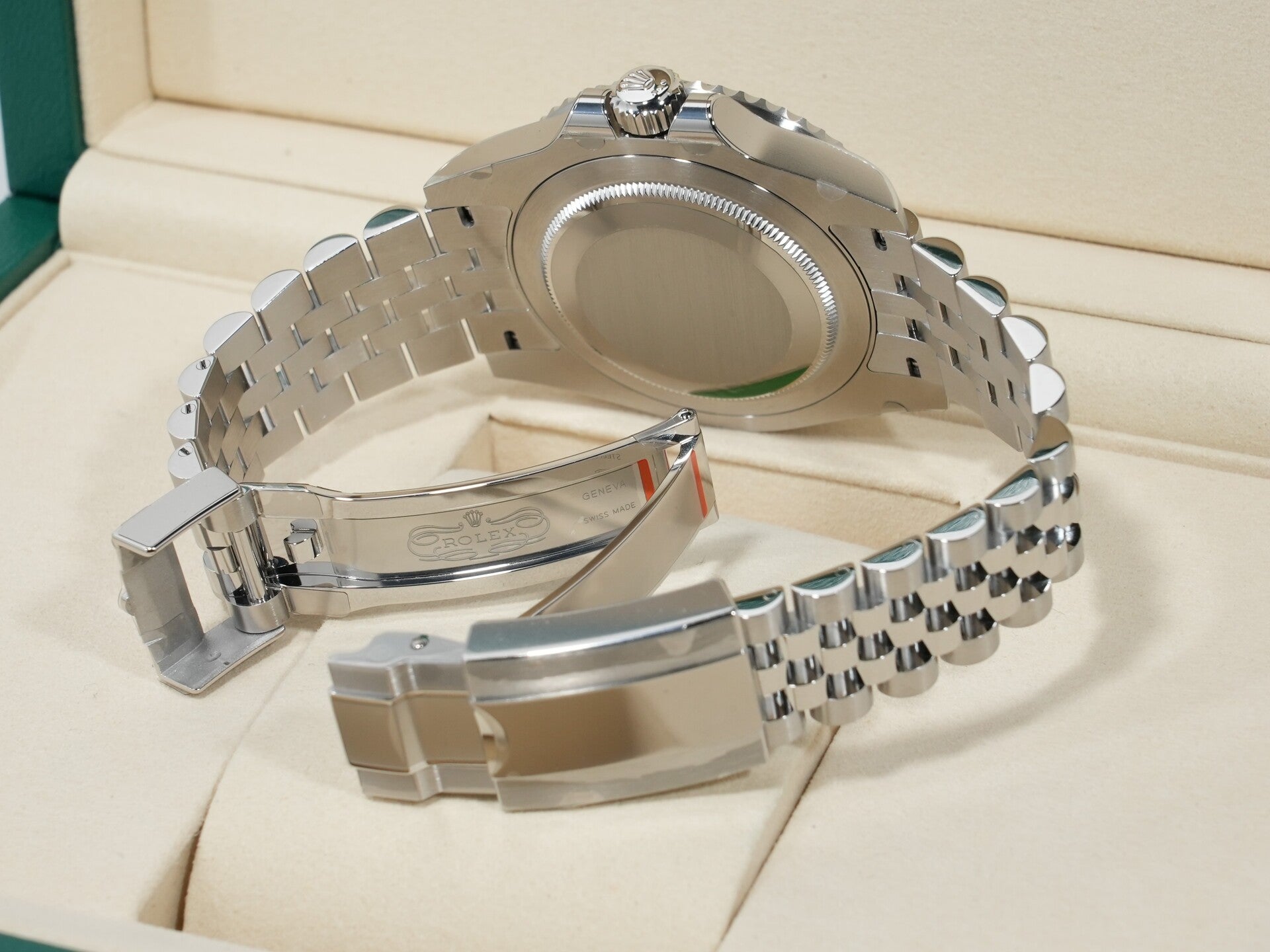 ロレックス GMTマスターII Ref.126710GRNR ステンレススチール ブラック文字盤 ジュビリーブレスレット 未使用 ffhnbu96