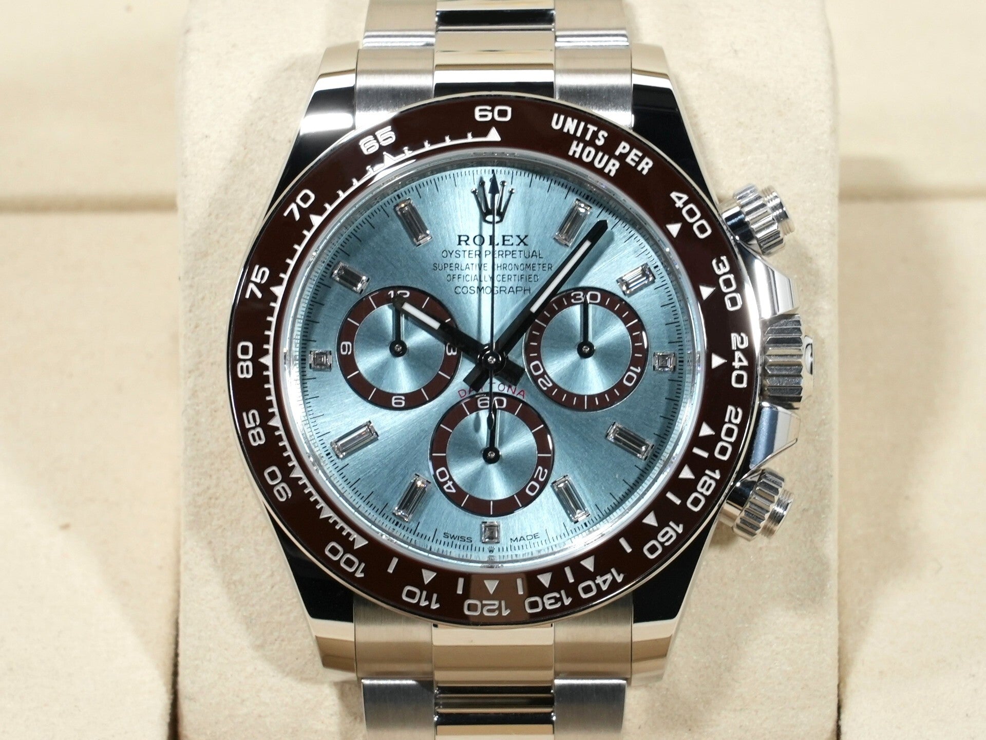 ロレックス デイトナ Ref.126506A プラチナ アイスブルーx11Pダイヤ文字盤 未使用 8cyzckch