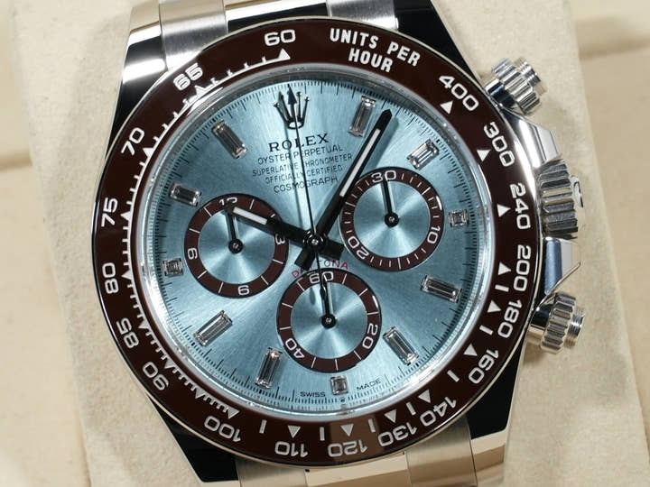 ロレックス デイトナ Ref.126506A プラチナ アイスブルーx11Pダイヤ文字盤 未使用 8cyzckch