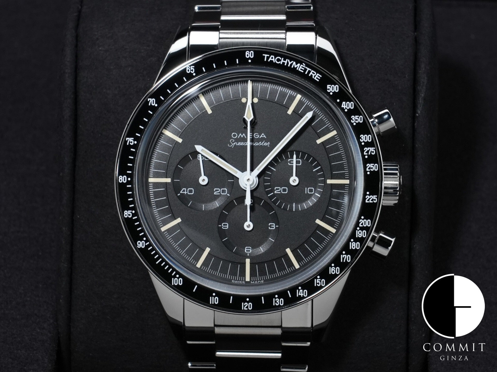 オメガ スピードマスター キャリバー321 クロノグラフ 39.7MM Ref.311.30.40.30.01.001 ステンレススチール ブラック文字盤 未使用 uyhwk82w