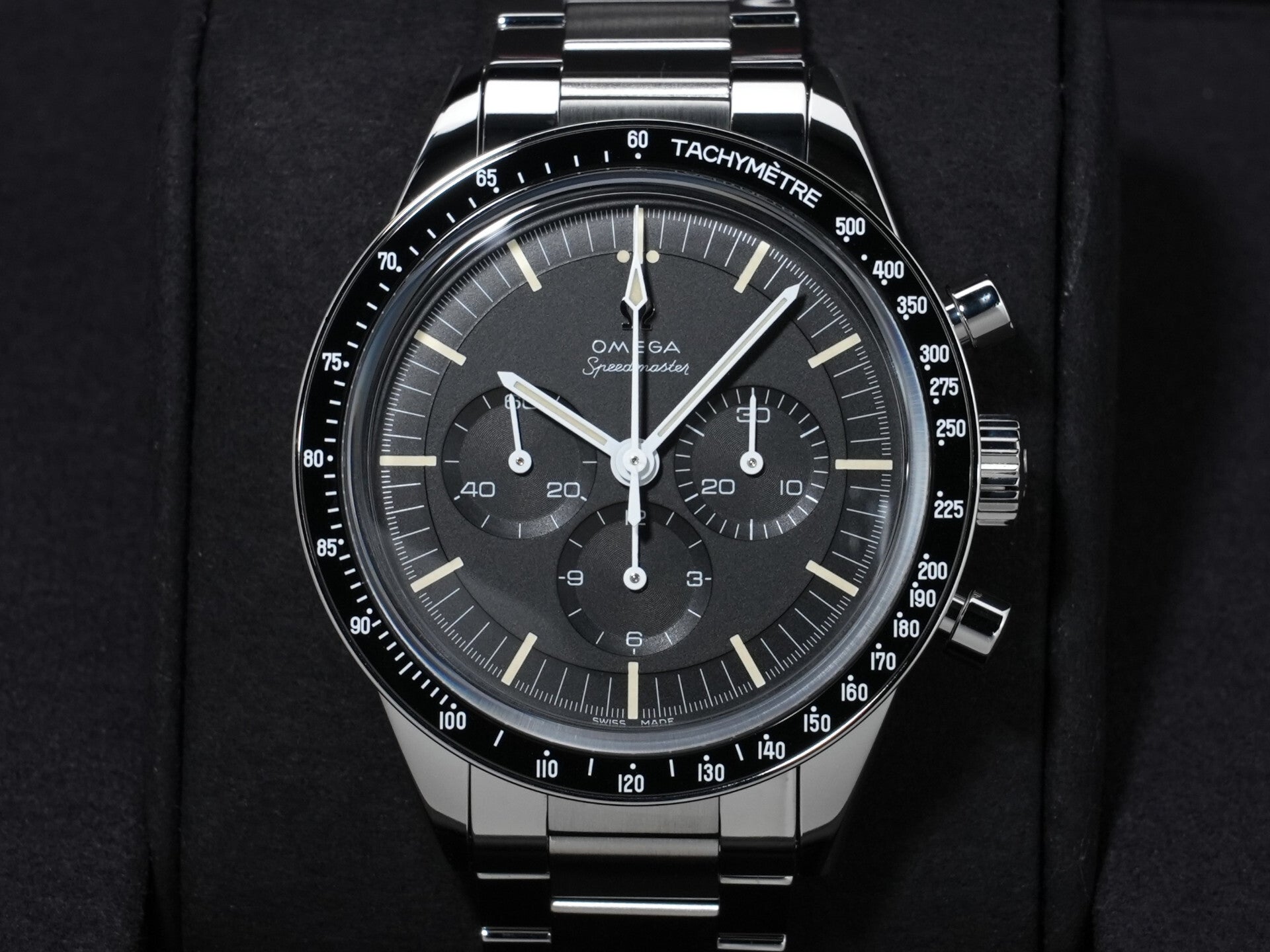 オメガ スピードマスター キャリバー321 クロノグラフ 39.7MM Ref.311.30.40.30.01.001 ステンレススチール ブラック文字盤 未使用 uyhwk82w