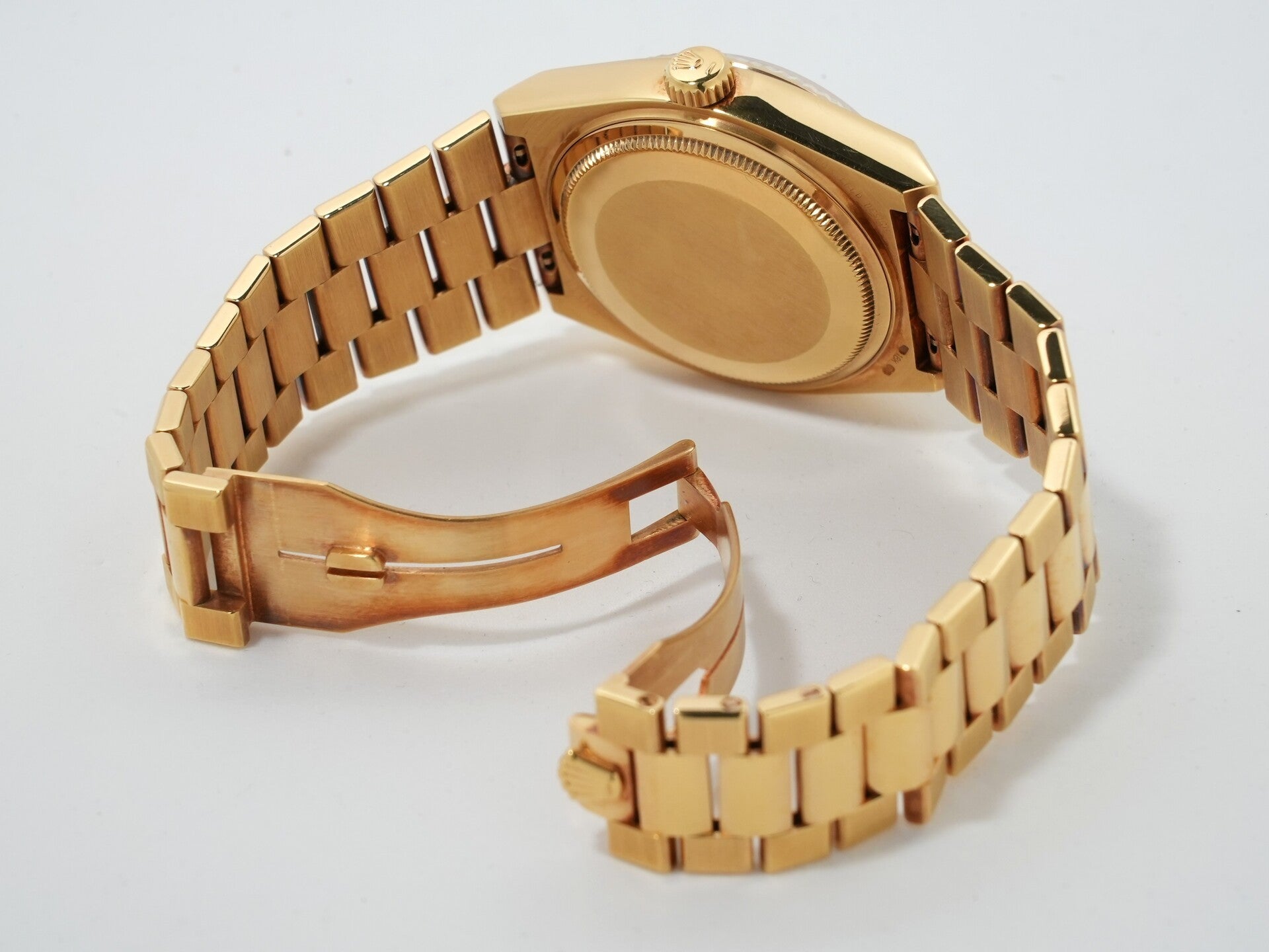 ロレックス デイデイト36 Ref.19018 イエローゴールド アイボリーコンピューターアラビア文字盤 中古 ttvajboq