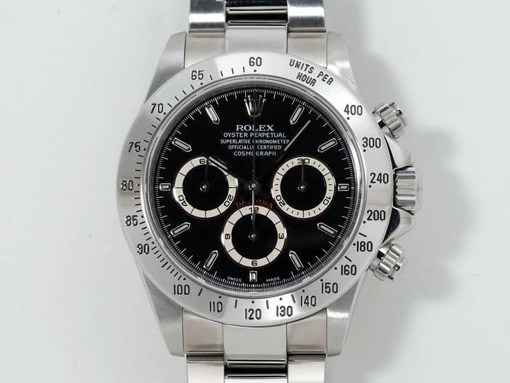 ロレックス デイトナ エルプリメロ Ref.16520 ステンレススチール ブラック文字盤 美中古 pjvogact