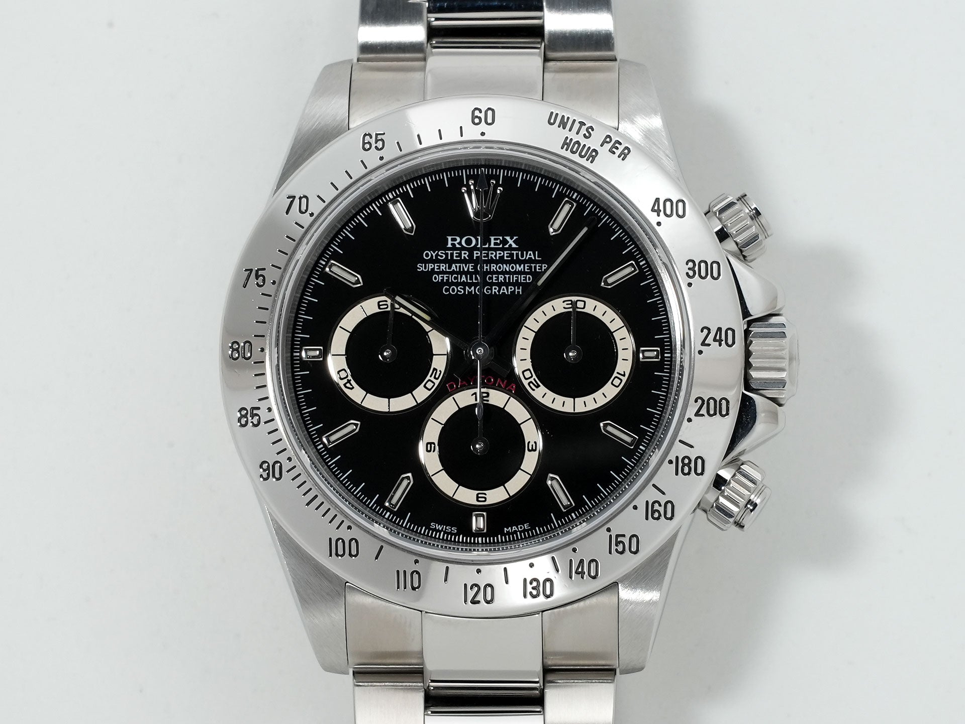 ロレックス デイトナ エルプリメロ Ref.16520 ステンレススチール ブラック文字盤 美中古 pjvogact