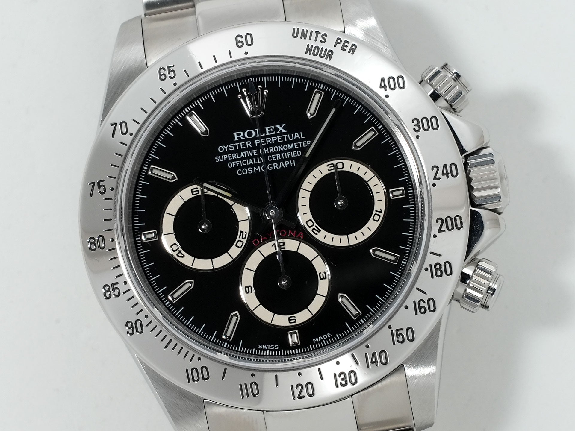 ロレックス デイトナ エルプリメロ Ref.16520 ステンレススチール ブラック文字盤 美中古 pjvogact