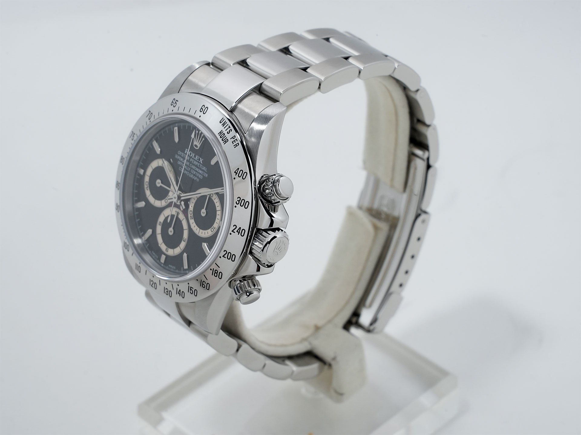 ロレックス デイトナ エルプリメロ Ref.16520 ステンレススチール ブラック文字盤 美中古 pjvogact