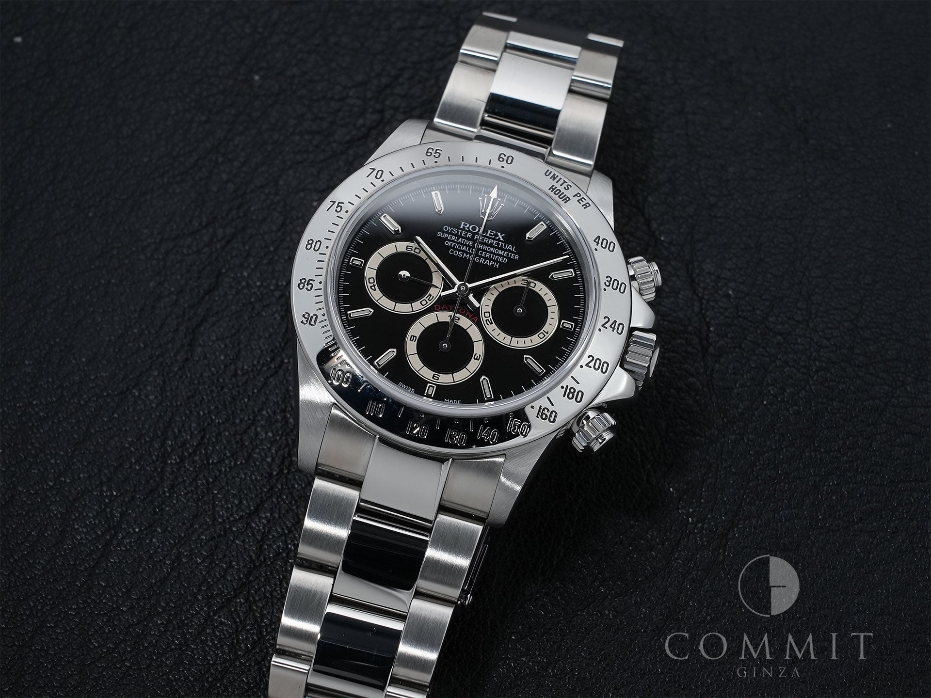 ロレックス デイトナ エルプリメロ Ref.16520 ステンレススチール ブラック文字盤 美中古 pjvogact