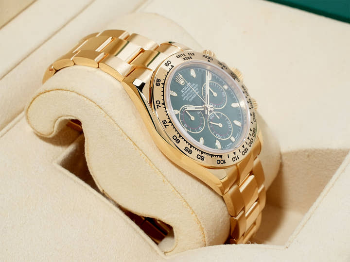 Rolex Daytona Ref. 116508 Yellow Gold Green Dial Excellent Condition mhh7ous4