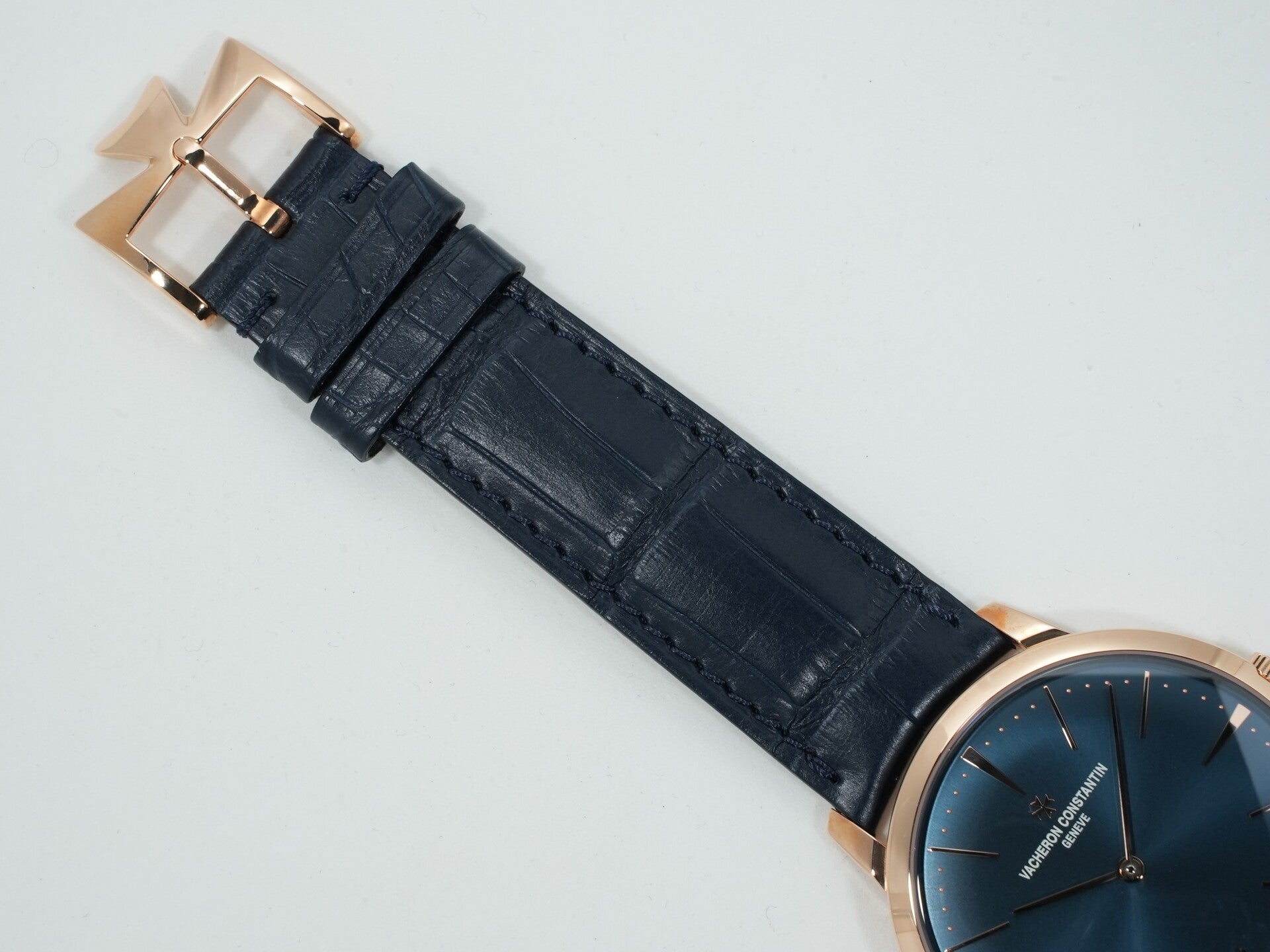 ヴァシュロンコンスタンタン パトリモニー マニュアルワインディング Ref.81180/000R-B518 ピンクゴールド ブルー文字盤 未使用 phsj9np7