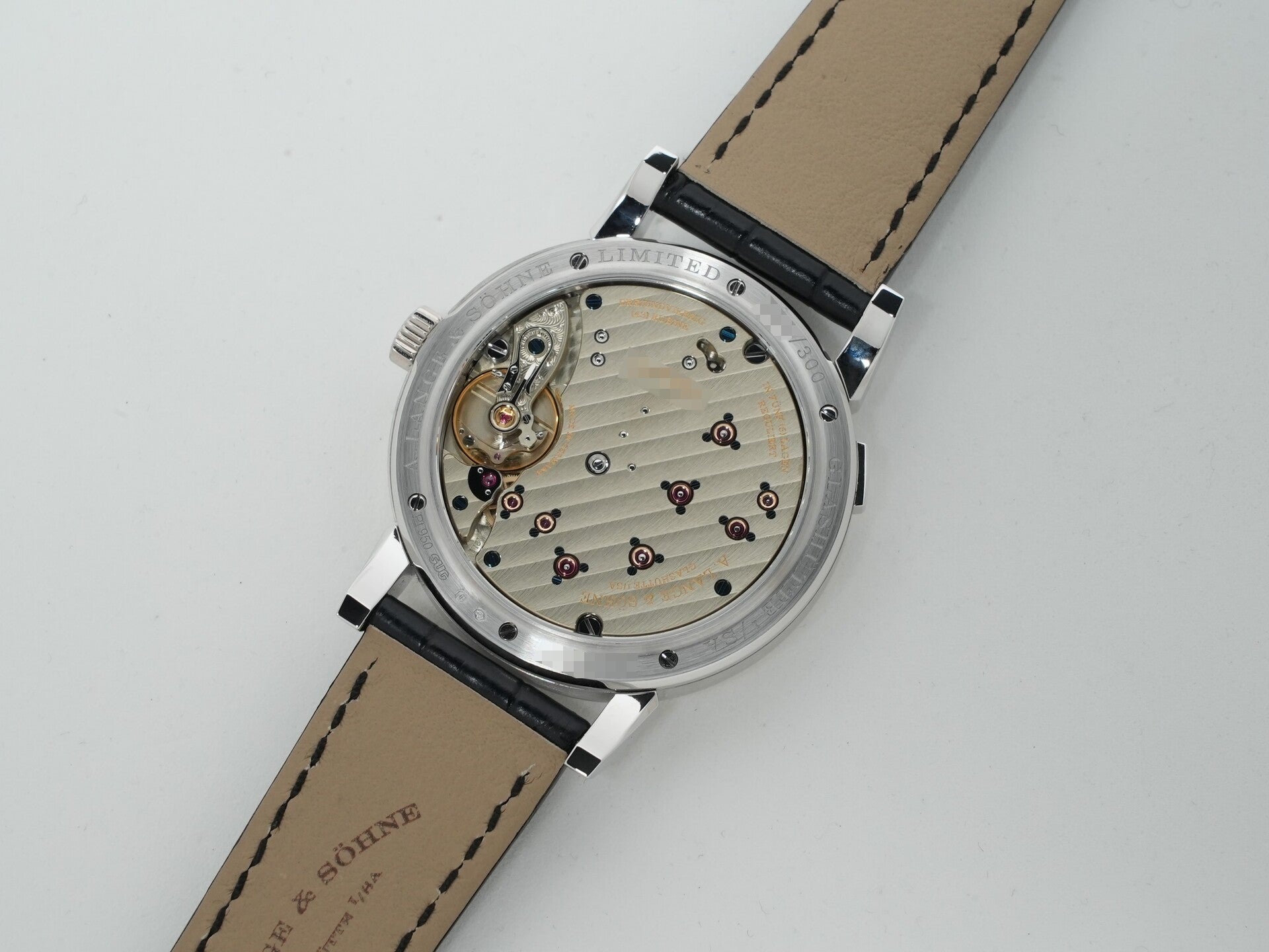 A. Lange &amp; Söhne Lange 1 Ref. 191.062 Platinum Onyx Dial Excellent Condition buwnbsjb