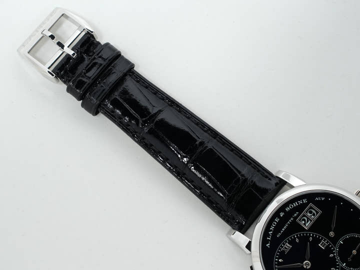 A. Lange &amp; Söhne Lange 1 Ref. 191.062 Platinum Onyx Dial Excellent Condition buwnbsjb