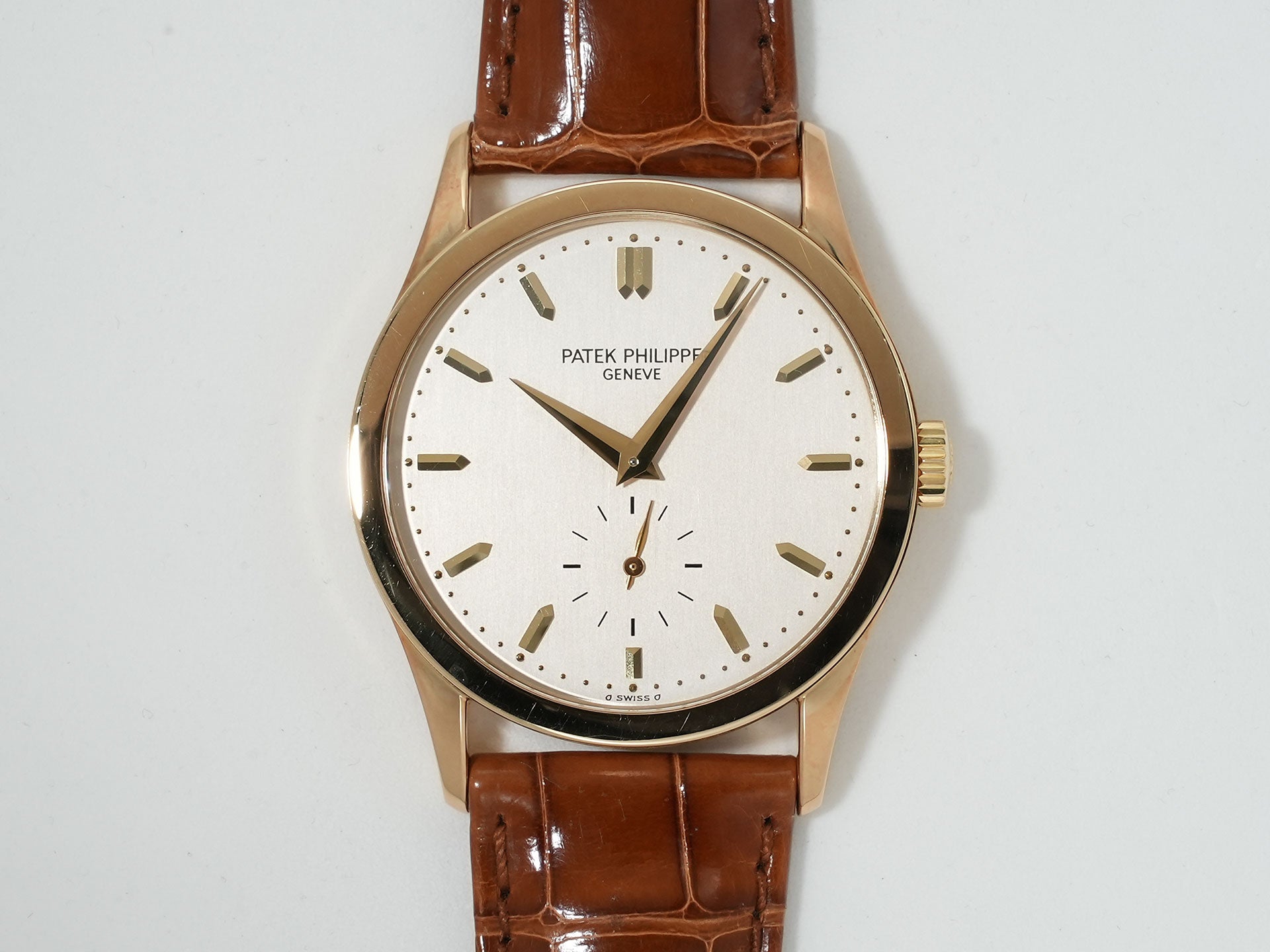 パテックフィリップ カラトラバ Ref.5096 イエローゴールド シルバー文字盤 美中古 6p6kzsip