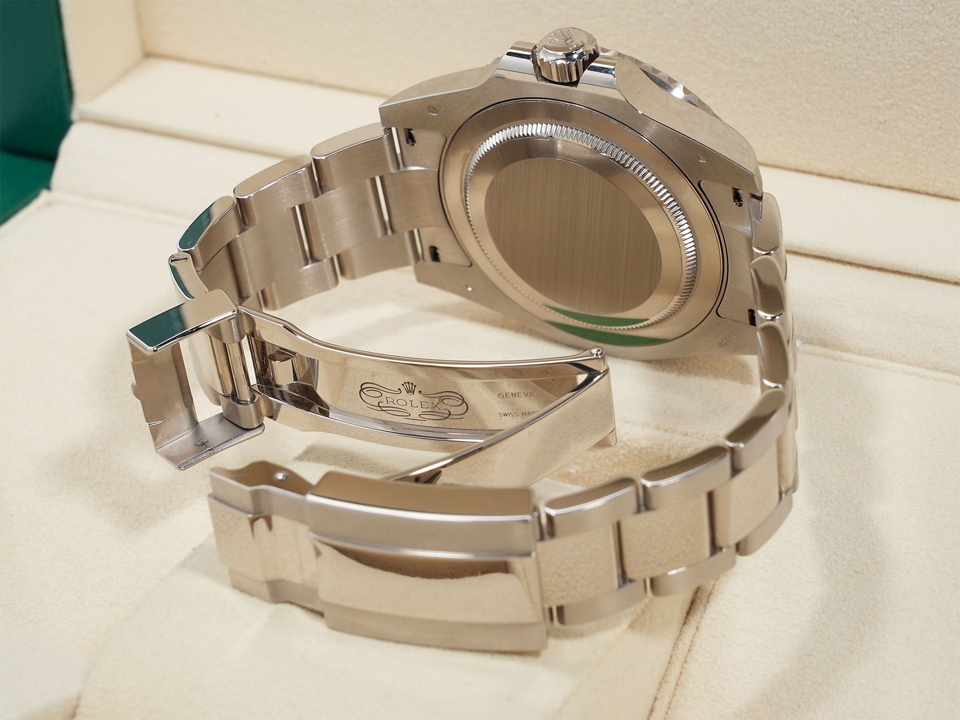 Pre-owned Rolex GMT-Master II Ref. 126719BLRO White Gold Meteorite Dial Oyster Bracelet (ktbugz7w)