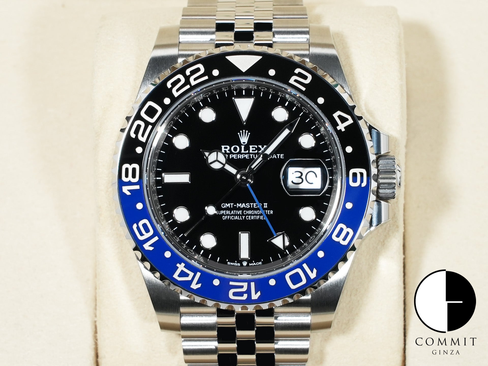 ロレックス GMTマスターII Ref.126710BLNR ステンレススチール ブラック文字盤 ジュビリーブレスレット 未使用 3bdf6oq9