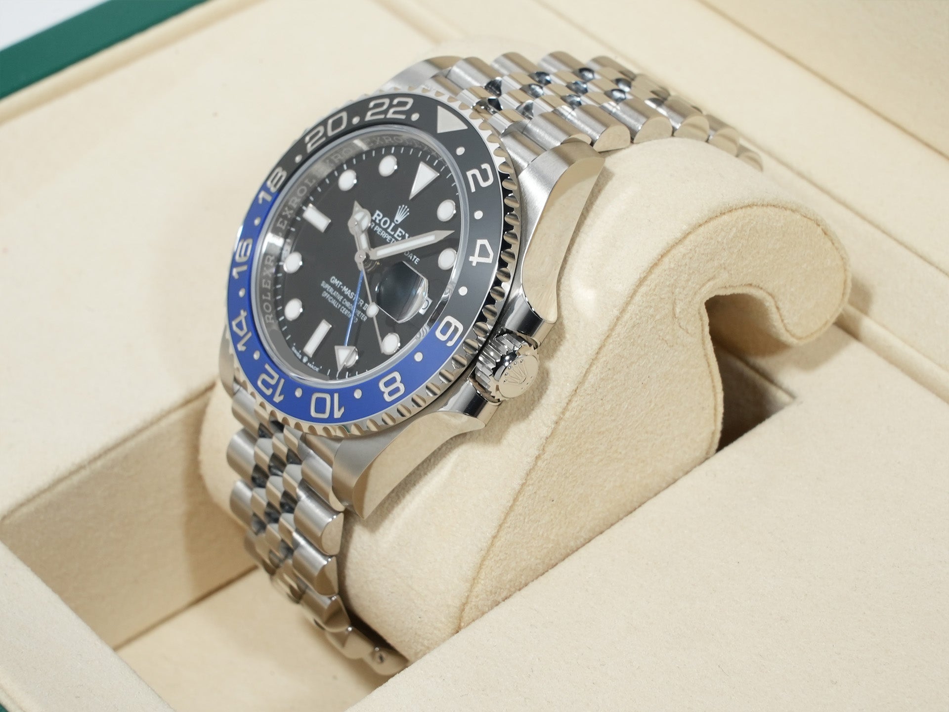 ロレックス GMTマスターII Ref.126710BLNR ステンレススチール ブラック文字盤 ジュビリーブレスレット 未使用 3bdf6oq9