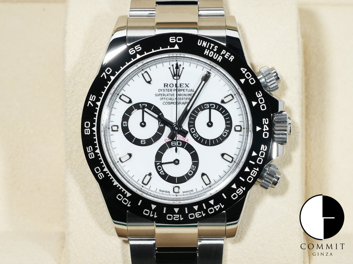 ロレックス デイトナ Ref.116500LN ステンレススチール ホワイト文字盤 未使用 cu5bzeqy