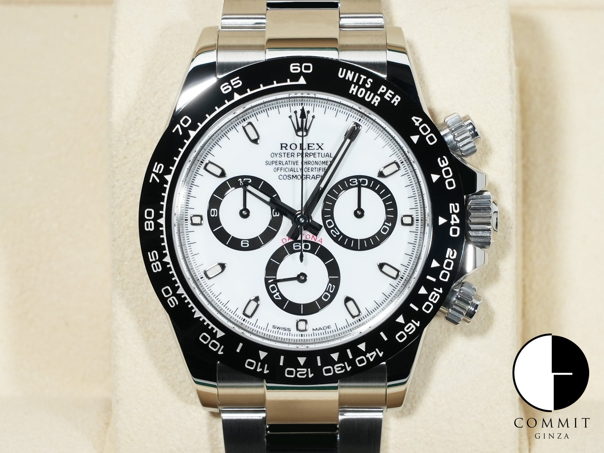 ロレックス デイトナ Ref.116500LN ステンレススチール ホワイト文字盤 未使用 cu5bzeqy