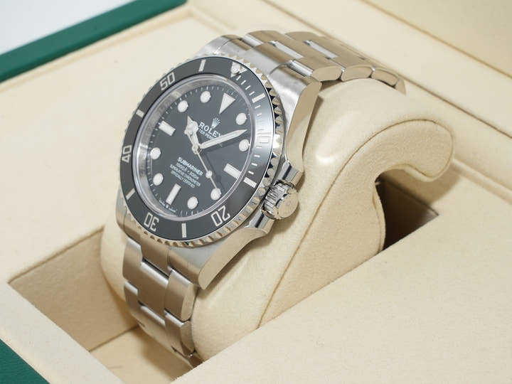 ロレックス サブマリーナー ノンデイト Ref.124060 ステンレススチール ブラック文字盤 未使用 cuyby8iy