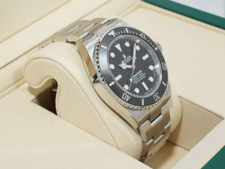 ロレックス サブマリーナー ノンデイト Ref.124060 ステンレススチール ブラック文字盤 未使用 cuyby8iy