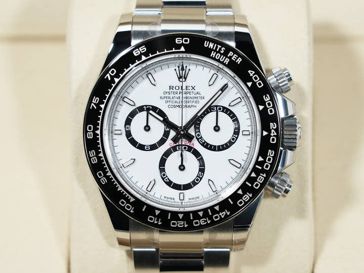 ロレックス デイトナ Ref.126500LN ステンレススチール ホワイト文字盤 極美品 atq422xm